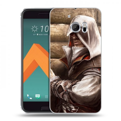 Дизайнерский пластиковый чехол для HTC 10 Assassins Creed