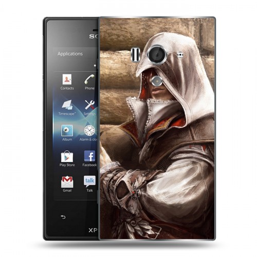 Дизайнерский пластиковый чехол для Sony Xperia acro S Assassins Creed