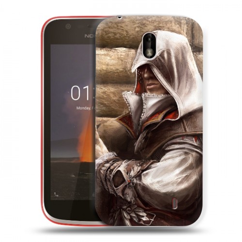 Дизайнерский пластиковый чехол для Nokia 1 Assassins Creed