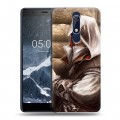 Дизайнерский пластиковый чехол для Nokia 5.1 Assassins Creed