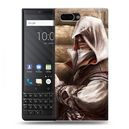 Дизайнерский пластиковый чехол для BlackBerry KEY2 Assassins Creed