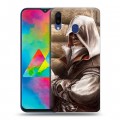 Дизайнерский пластиковый чехол для Samsung Galaxy M20 Assassins Creed