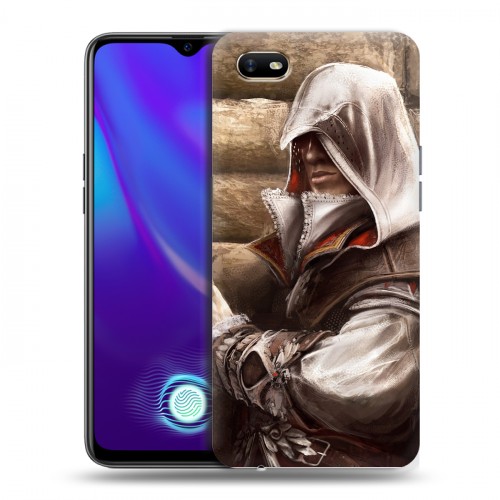 Дизайнерский силиконовый с усиленными углами чехол для OPPO A1k Assassins Creed