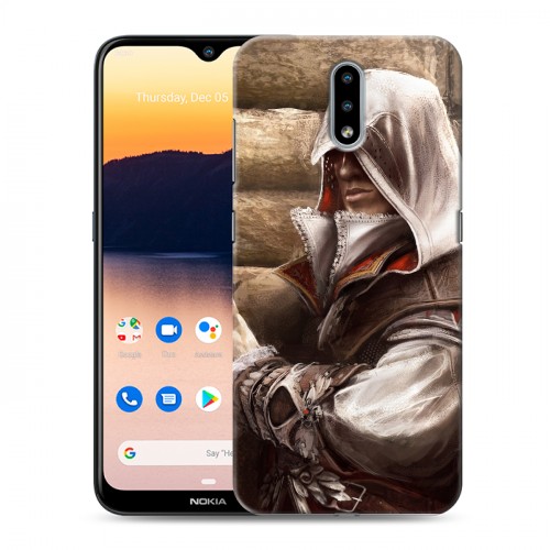 Дизайнерский силиконовый чехол для Nokia 2.3 Assassins Creed