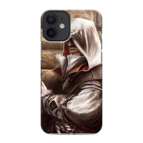 Дизайнерский силиконовый с усиленными углами чехол для Iphone 12 Mini Assassins Creed