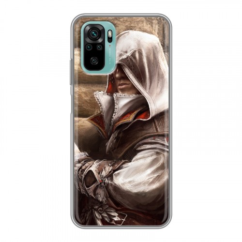 Дизайнерский силиконовый чехол для Xiaomi RedMi Note 10 Assassins Creed