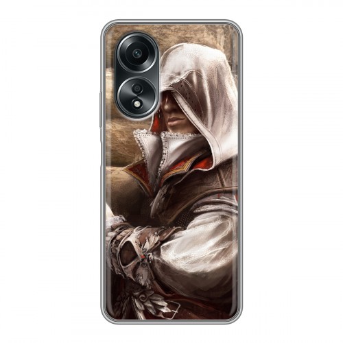 Дизайнерский силиконовый чехол для OPPO A58 4G Assassins Creed