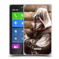 Дизайнерский силиконовый чехол для Nokia XL Assassins Creed