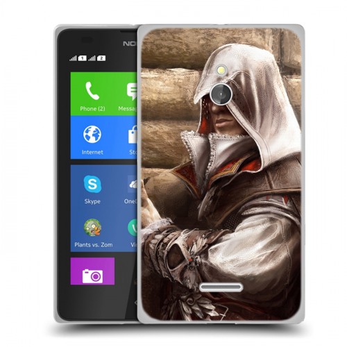 Дизайнерский силиконовый чехол для Nokia XL Assassins Creed