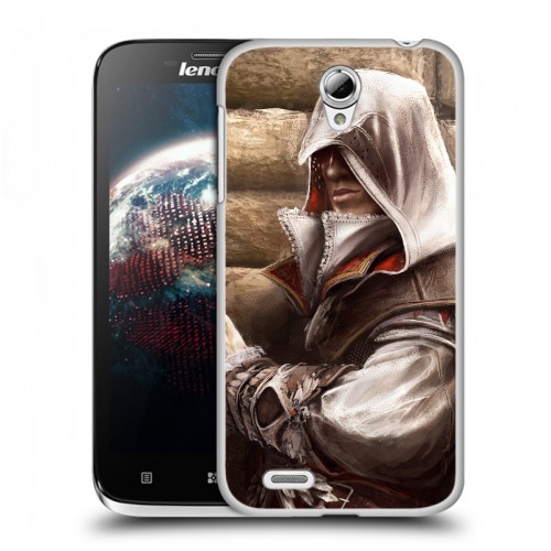 Дизайнерский пластиковый чехол для Lenovo A859 Ideaphone Assassins Creed