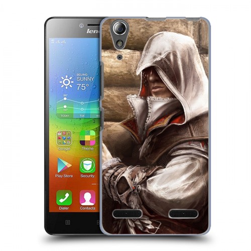 Дизайнерский пластиковый чехол для Lenovo A6000 Assassins Creed