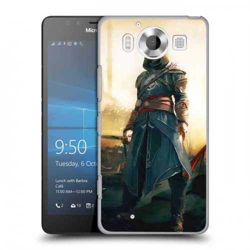 Дизайнерский пластиковый чехол для Microsoft Lumia 950 Assassins Creed