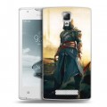 Дизайнерский пластиковый чехол для Lenovo A1000 Assassins Creed