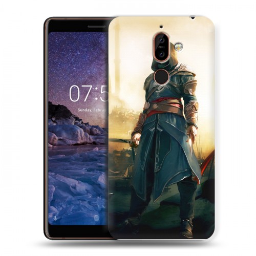 Дизайнерский пластиковый чехол для Nokia 7 Plus Assassins Creed