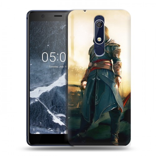 Дизайнерский пластиковый чехол для Nokia 5.1 Assassins Creed