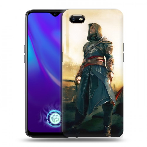 Дизайнерский силиконовый с усиленными углами чехол для OPPO A1k Assassins Creed