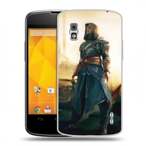 Дизайнерский пластиковый чехол для LG Google Nexus 4 Assassins Creed