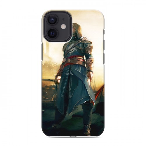 Дизайнерский силиконовый с усиленными углами чехол для Iphone 12 Mini Assassins Creed