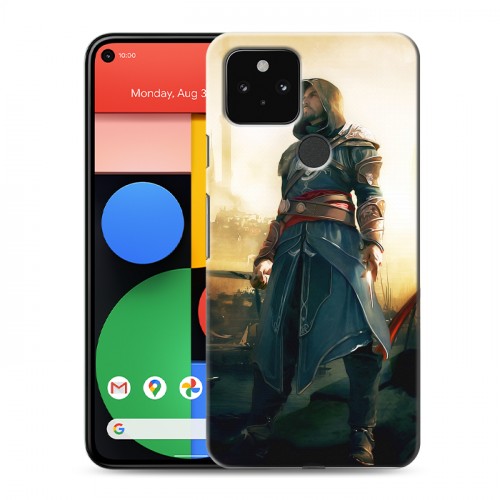 Дизайнерский пластиковый чехол для Google Pixel 5 Assassins Creed