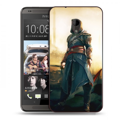 Дизайнерский пластиковый чехол для HTC Desire 700 Assassins Creed