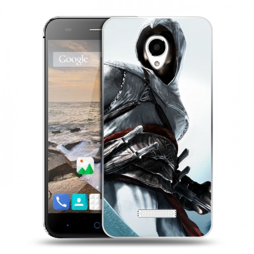 Дизайнерский силиконовый чехол для Micromax Canvas Spark Assassins Creed