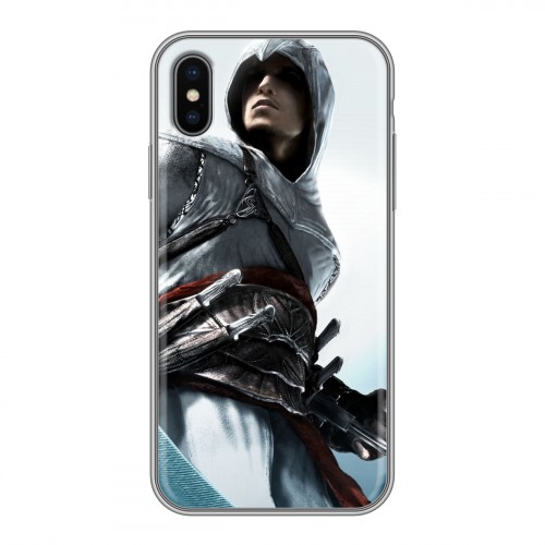 Дизайнерский силиконовый чехол для Iphone x10 Assassins Creed