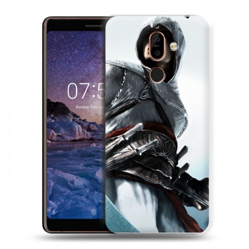 Дизайнерский пластиковый чехол для Nokia 7 Plus Assassins Creed