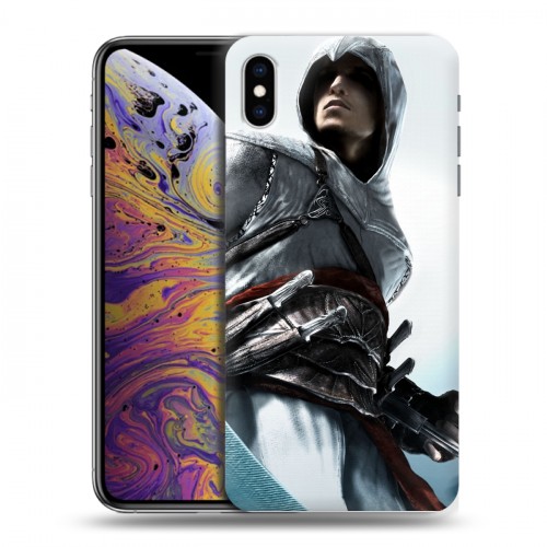 Дизайнерский силиконовый чехол для Iphone Xs Max Assassins Creed