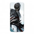 Дизайнерский силиконовый с усиленными углами чехол для Nokia 1.4 Assassins Creed
