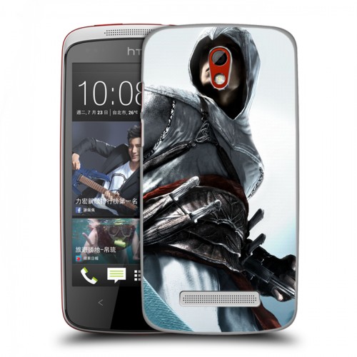 Дизайнерский пластиковый чехол для HTC Desire 500 Assassins Creed