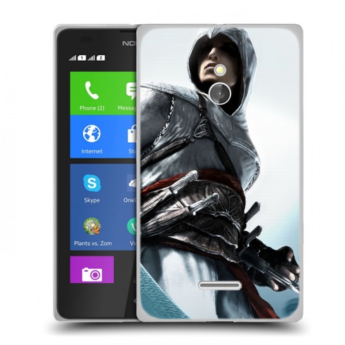 Дизайнерский силиконовый чехол для Nokia XL Assassins Creed