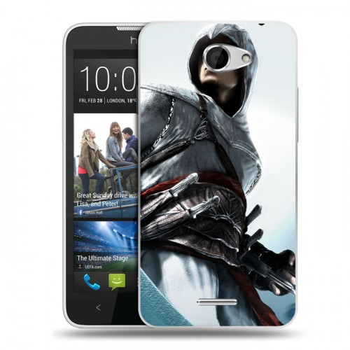 Дизайнерский пластиковый чехол для HTC Desire 516 Assassins Creed