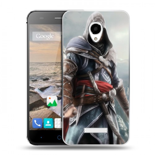 Дизайнерский силиконовый чехол для Micromax Canvas Spark Assassins Creed