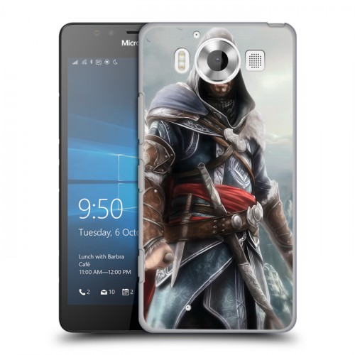 Дизайнерский пластиковый чехол для Microsoft Lumia 950 Assassins Creed