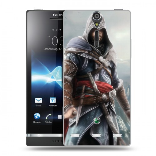Дизайнерский пластиковый чехол для Sony Xperia S Assassins Creed