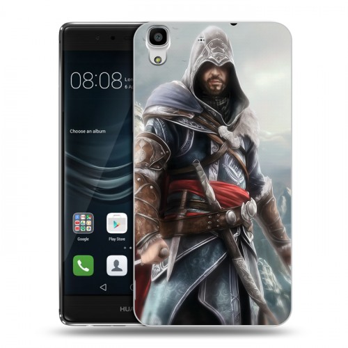 Дизайнерский пластиковый чехол для Huawei Y6II Assassins Creed