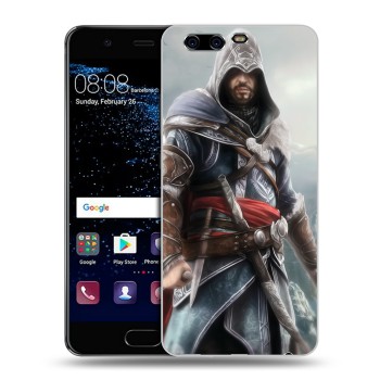 Дизайнерский силиконовый чехол для Huawei P10 Plus Assassins Creed (на заказ)