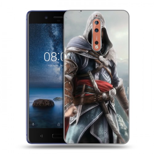 Дизайнерский пластиковый чехол для Nokia 8 Assassins Creed