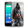 Дизайнерский силиконовый чехол для Micromax Q409 Assassins Creed