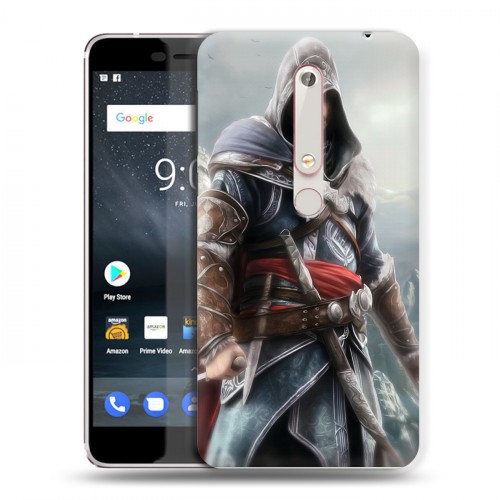 Дизайнерский пластиковый чехол для Nokia 6 (2018) Assassins Creed