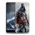 Дизайнерский пластиковый чехол для Nokia 5.1 Assassins Creed