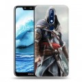 Дизайнерский силиконовый чехол для Nokia 5.1 Plus Assassins Creed