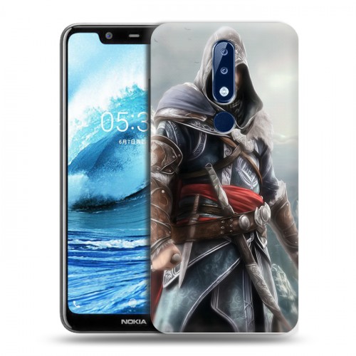 Дизайнерский силиконовый чехол для Nokia 5.1 Plus Assassins Creed