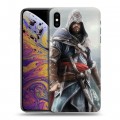 Дизайнерский силиконовый чехол для Iphone Xs Max Assassins Creed