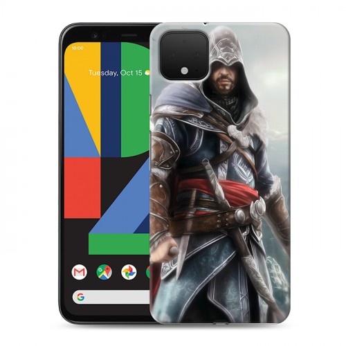 Дизайнерский пластиковый чехол для Google Pixel 4 Assassins Creed