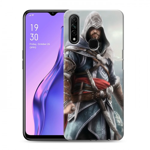 Дизайнерский силиконовый с усиленными углами чехол для OPPO A31 Assassins Creed