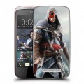 Дизайнерский пластиковый чехол для HTC Desire 500 Assassins Creed