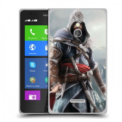 Дизайнерский силиконовый чехол для Nokia XL Assassins Creed