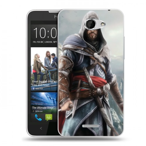 Дизайнерский пластиковый чехол для HTC Desire 516 Assassins Creed