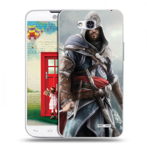 Дизайнерский пластиковый чехол для LG L80 Assassins Creed